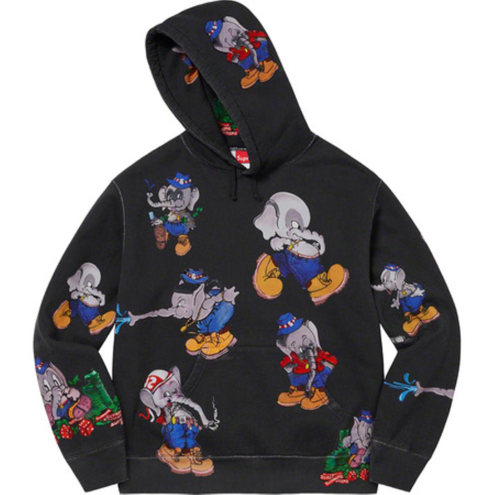 Elephant Hooded Sweatshirt